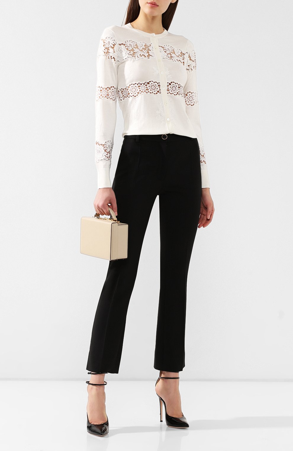 Кардиган из смеси шелка и хлопка DOLCE & GABBANA, арт. FX359T/JASFF, фото 2