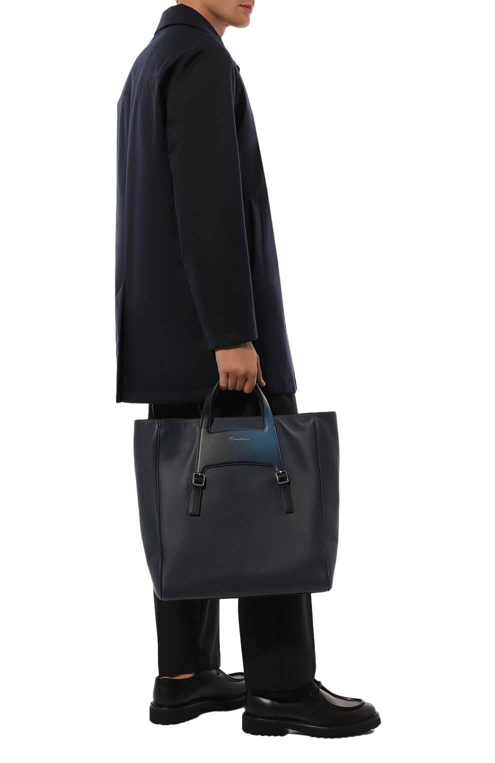 Сумка-тоут SANTONI, арт. UIBBA2367DB-ATU7U5S, фото 7