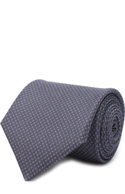 Шелковый галстук с узором CORNELIANI, арт. 81U390-8120384/00, фото 1