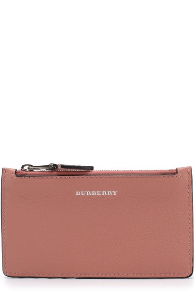 Кожаный чехол для кредитных карт с отделением на молнии BURBERRY, арт. 4076671, фото 1