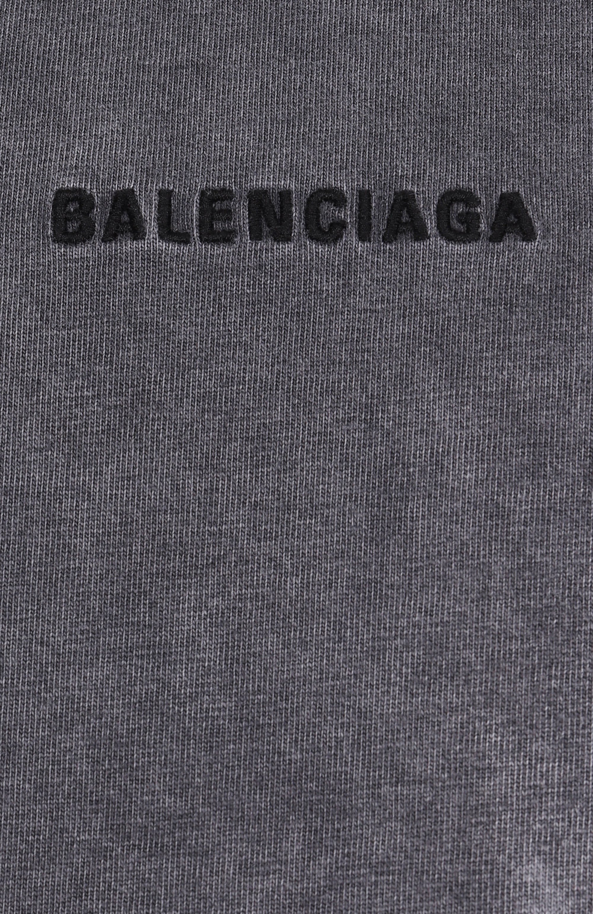 Хлопковая футболка BALENCIAGA, арт. 764235/TRVI8, фото 6