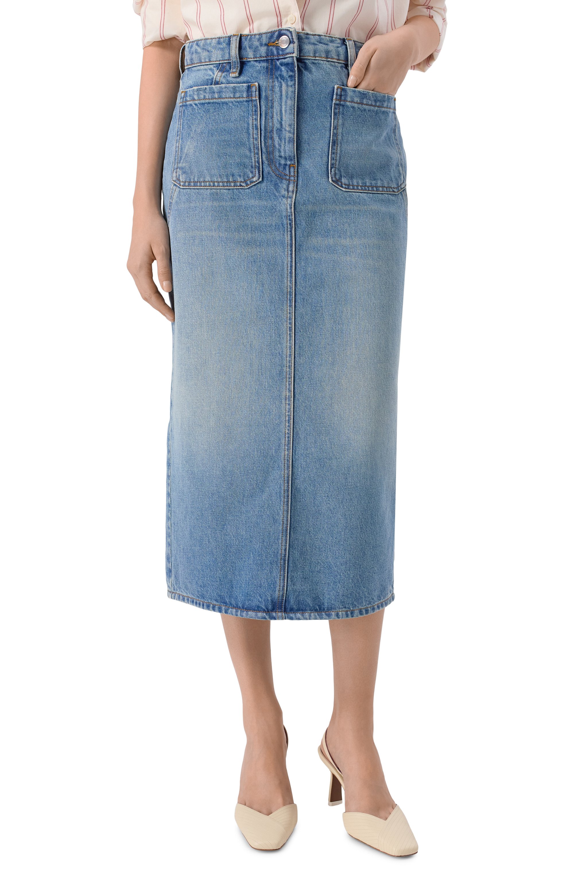 Джинсовая юбка  IRO, арт. WM31SIRYNE/AX468, фото 3