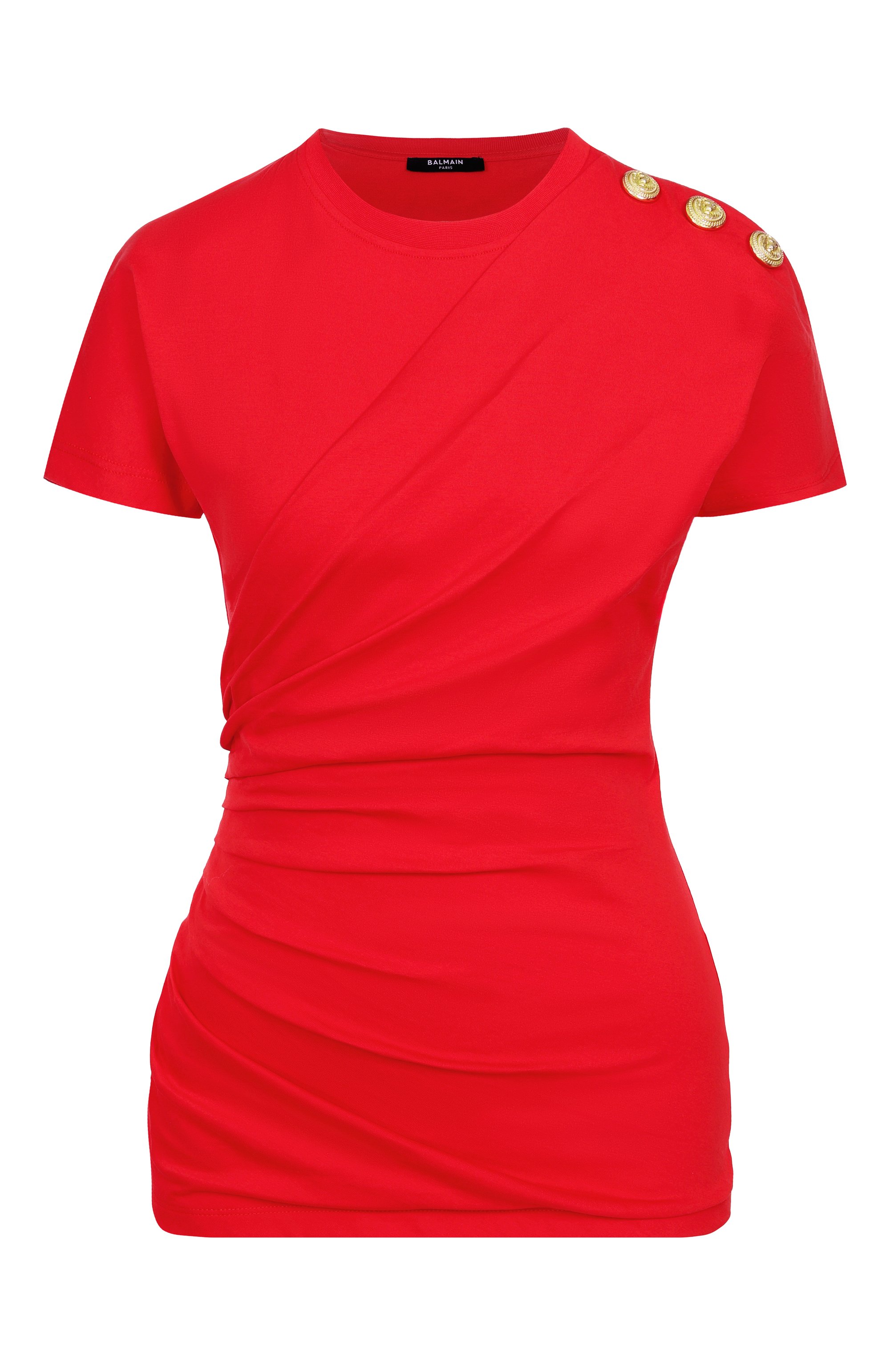 Хлопковая футболка BALMAIN, арт. FF0EF002/GF23, фото 1