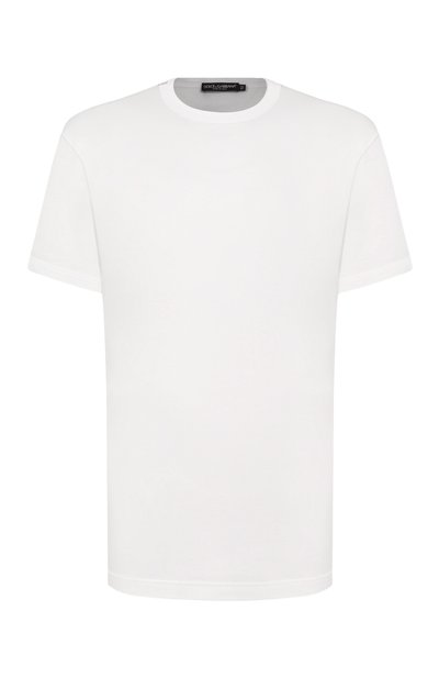 Мужская хлопковая футболка DOLCE & GABBANA, арт. G8JX7T/G7P1A