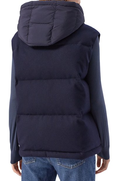 Пуховый жилет из шерсти и кашемира 12 STOREEZ, арт. 127079, фото 4