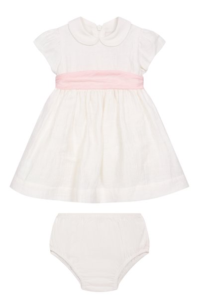 Льняное платье IL GUFO, арт. PATVM762L0014/12M-18M