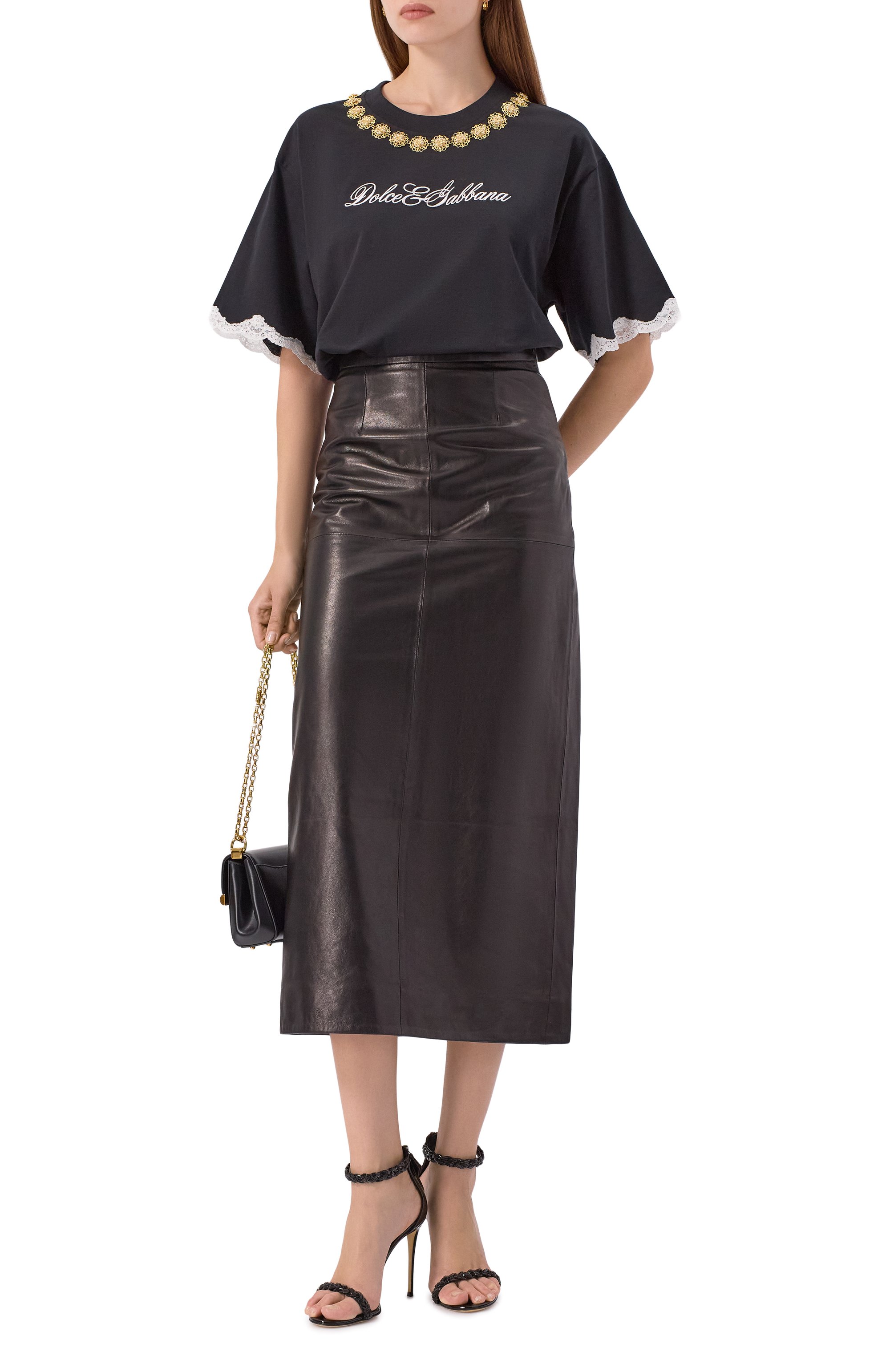 Хлопковая футболка DOLCE & GABBANA, арт. F8V62Z/GDC9U, фото 2