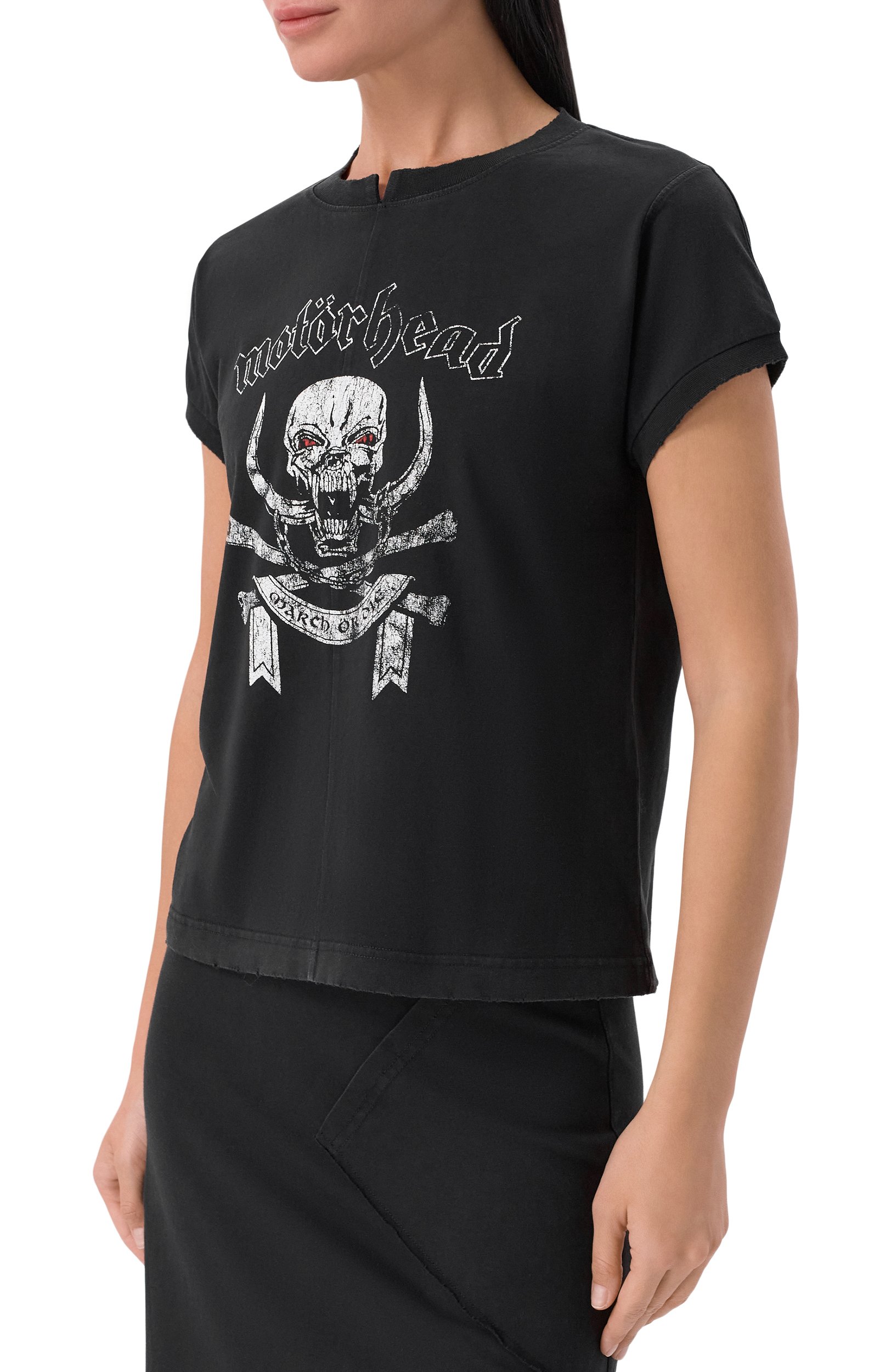 Хлопковая футболка vetements x motörhead VETEMENTS черного цвета по цене 89250 руб., арт. WH27TR245B, фото 3 Хлопковая футболка vetements x motörhead VETEMENTS, арт. WH27TR245B, фото 3