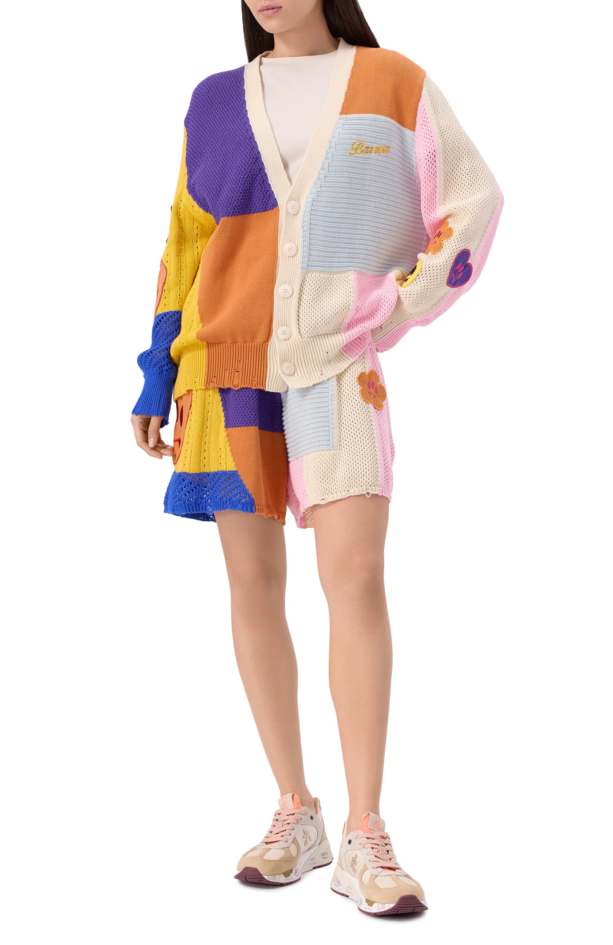 Хлопковые шорты BARROW, арт. S5BWW0BE079, фото 2