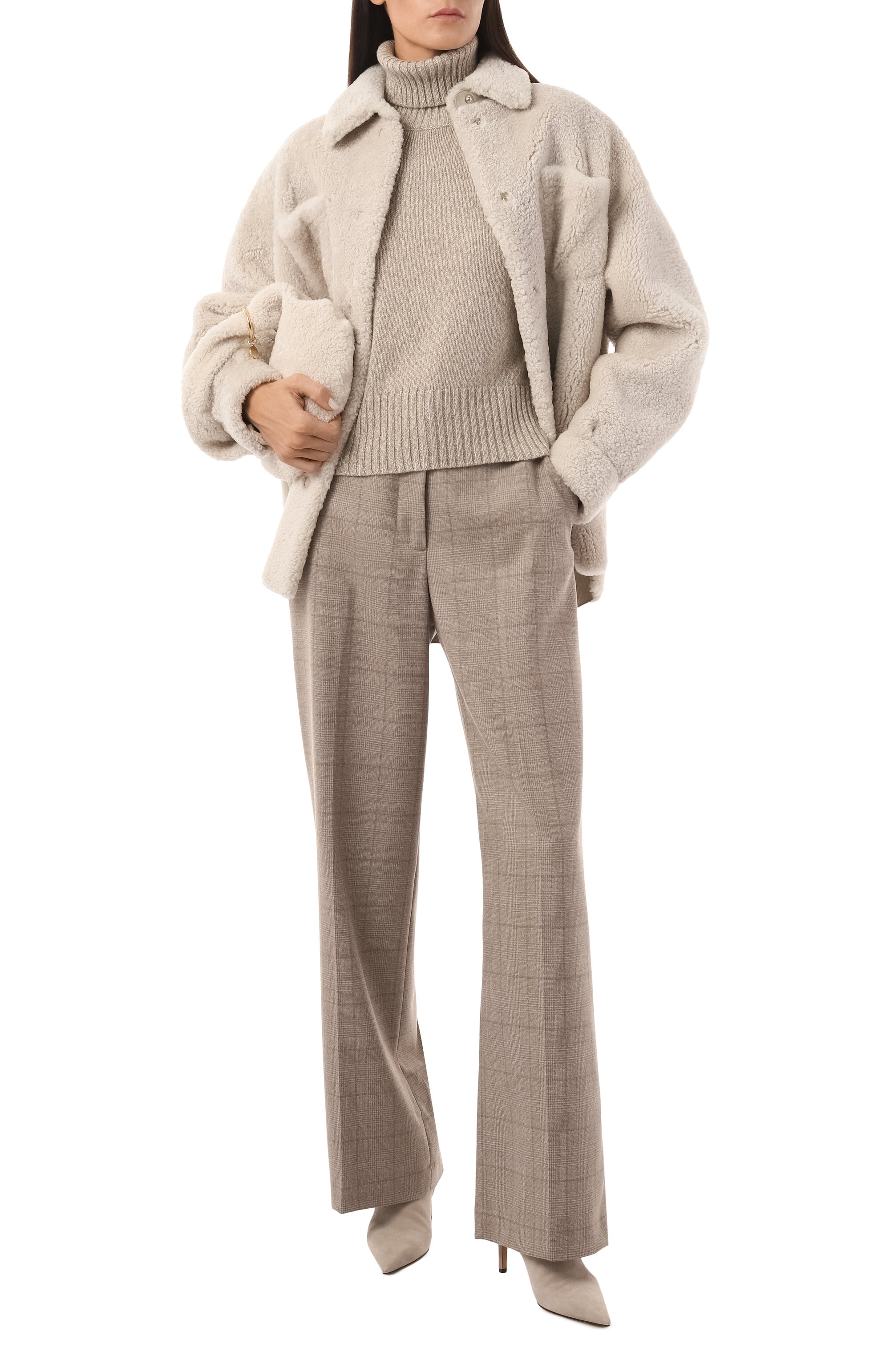 Замшевые ботильоны KITON, арт. D56823K0525F03, фото 2