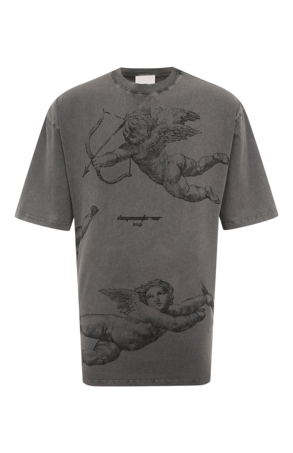 Хлопковая футболка DIEGO VENTURINO, арт. D3W4DVTS0PDSTR, фото 1