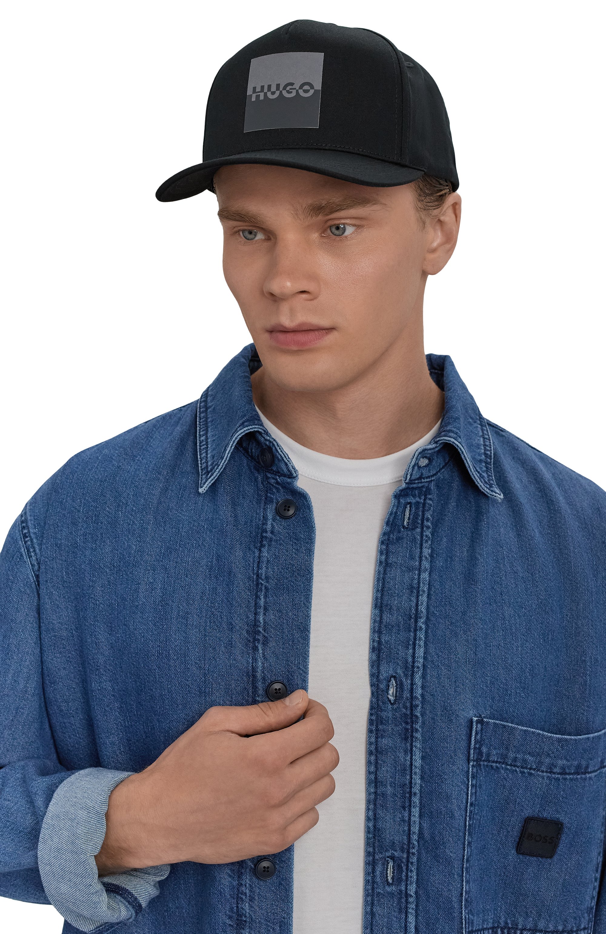 Хлопковая бейсболка HUGO, арт. 50544431, фото 2