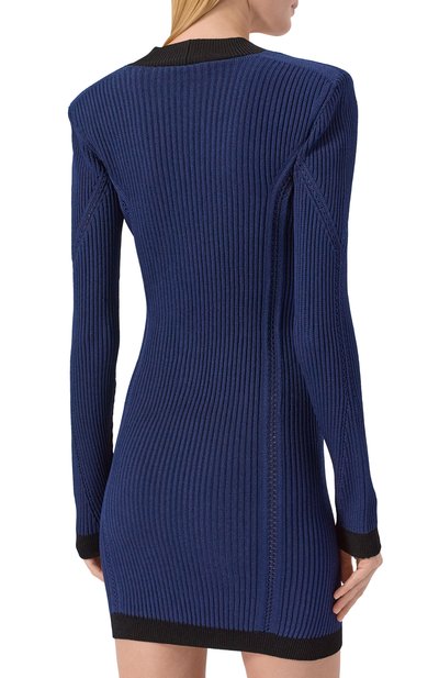 Платье из вискозы BALMAIN, арт. FF0R8033/KJ15, фото 4