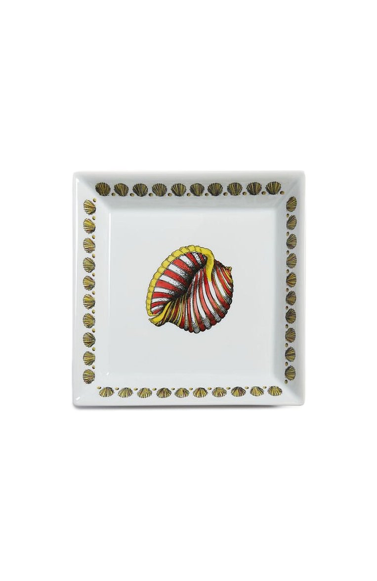 Мелочница giro di conchiglie FORNASETTI белого цвета, арт. P32Y125 | Фото 1 (Нос: Не проставлено; Региональные ограничения белый список (Axapta Mercury): Не проставлено; Ограничения доставки: fragile-2)
