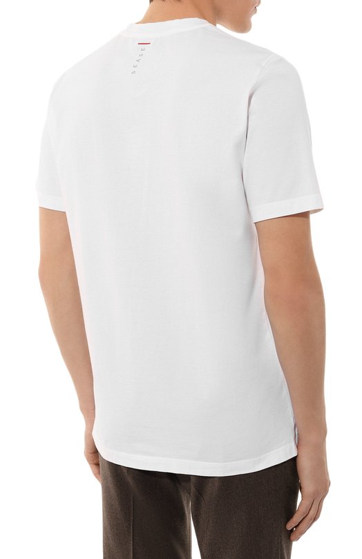 Хлопковая футболка Sease TS39R/149TJ Белый  TS39R/149TJ Фото 4