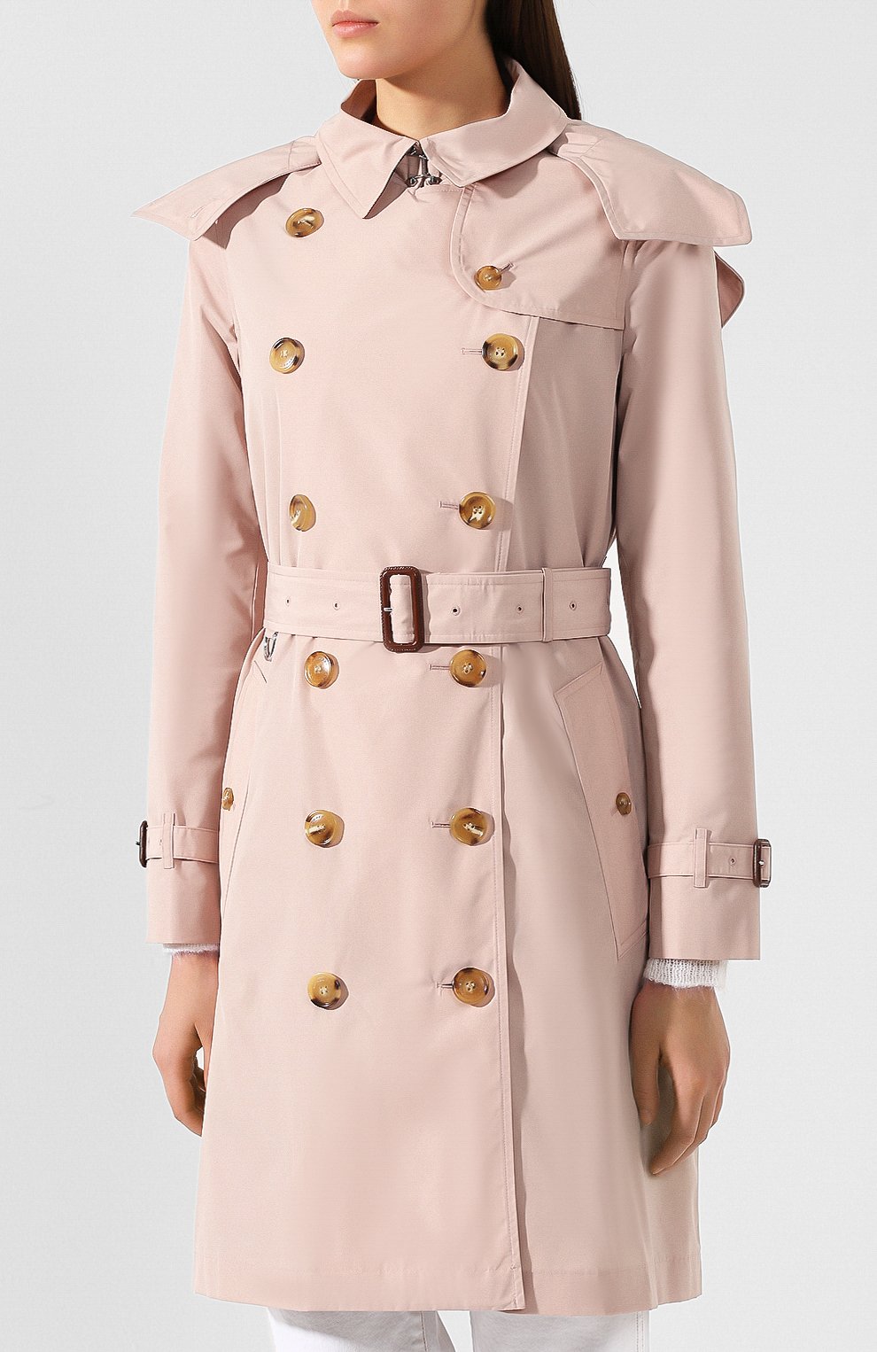 Двубортное пальто BURBERRY, арт. 8006113, фото 3