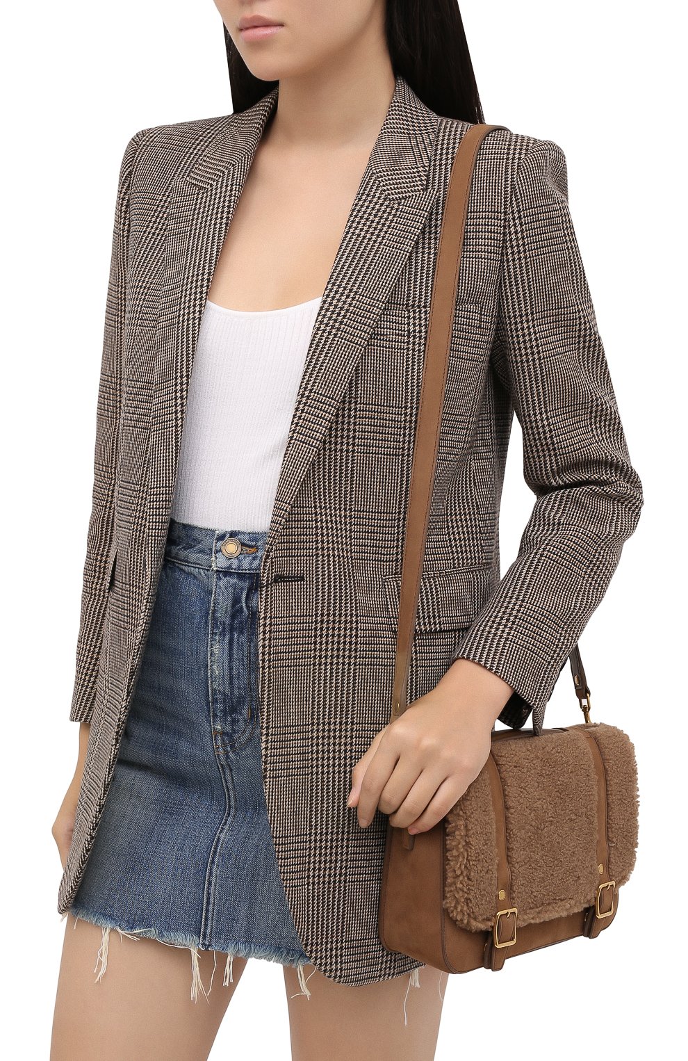 Сумка schoolbag mini SAINT LAURENT, арт. 605418/BT09W, фото 5