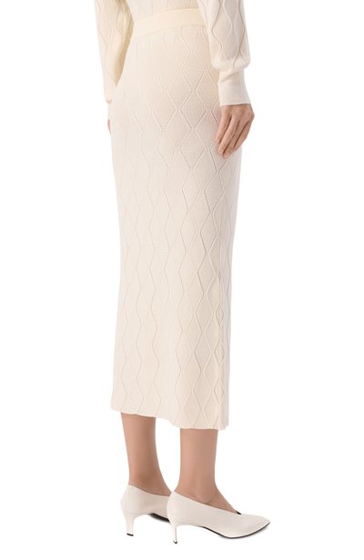 Шерстяная юбка YUZEFI, арт. SAI-STRAIGHT MIDI SKIRT, фото 4