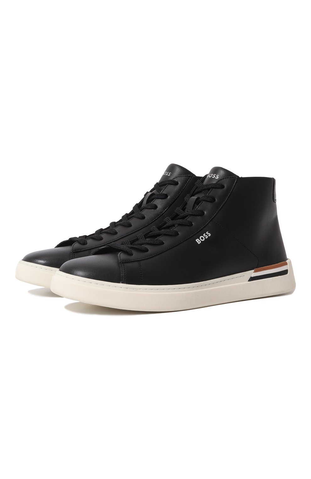 Кожаные кеды BOSS, арт. 50493227, фото 1