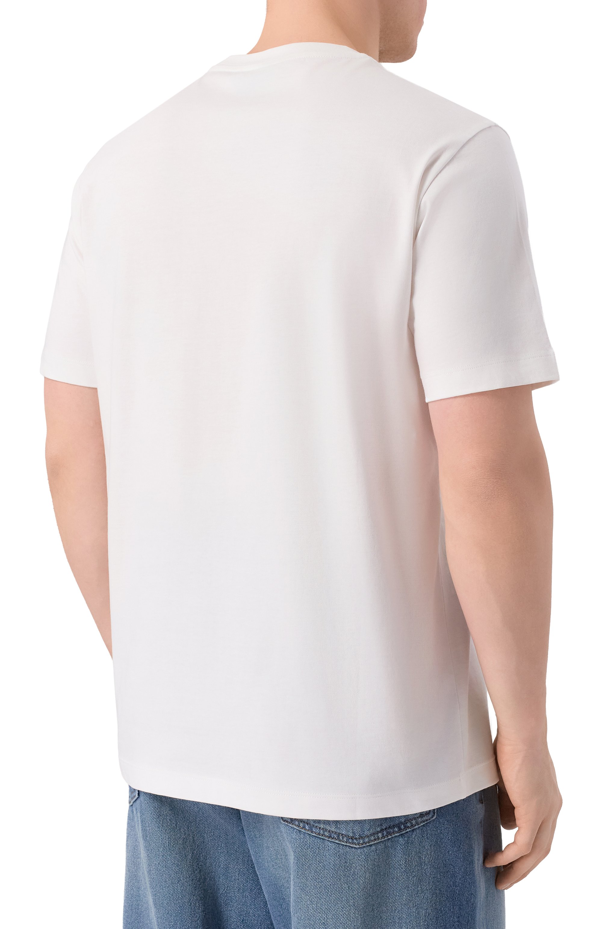 Хлопковая футболка EMPORIO ARMANI, арт. EM004751/AF23082, фото 4