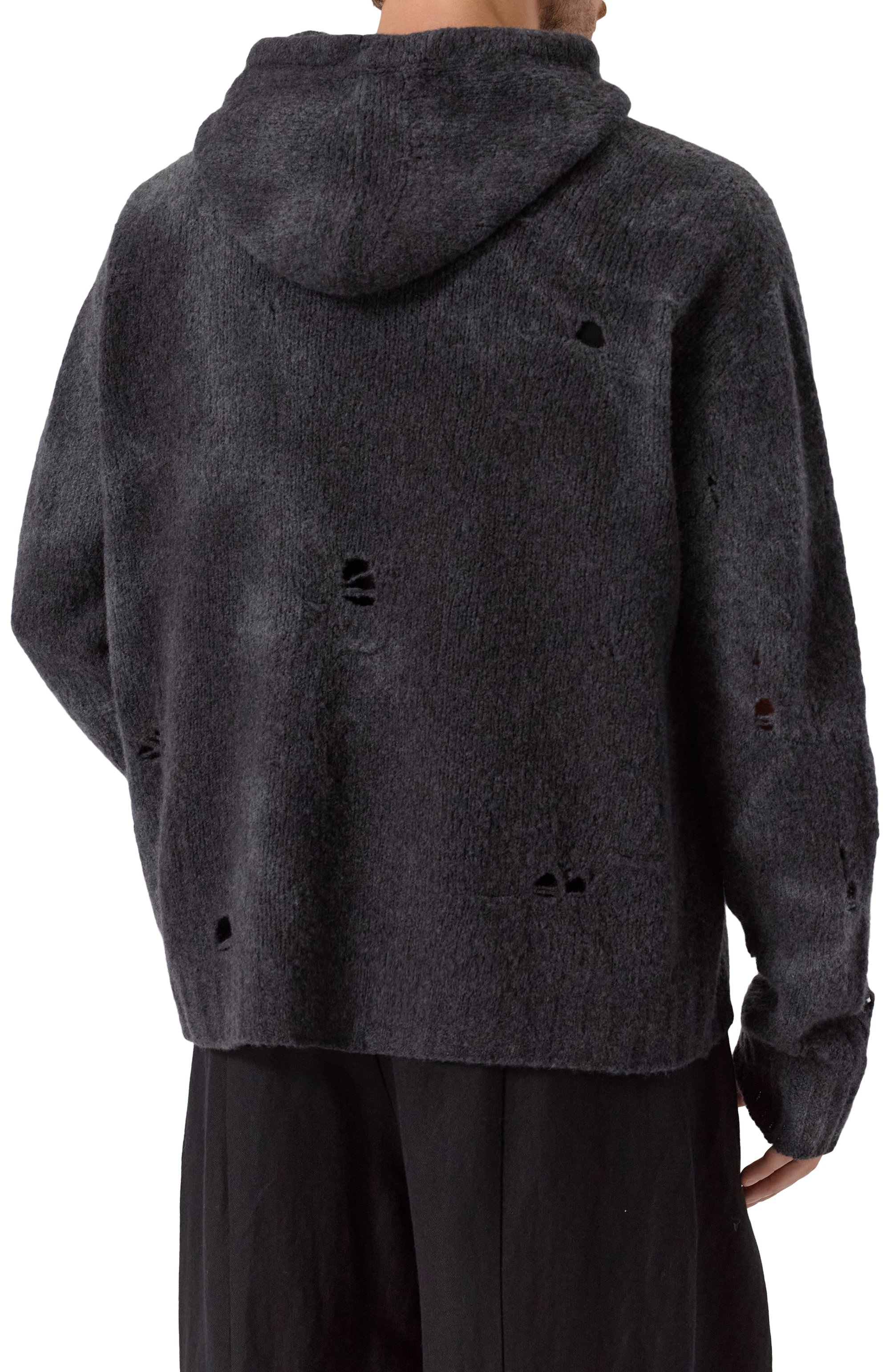 Худи из шерсти и кашемира UMA WANG, арт. UK7599, фото 4