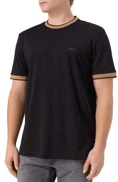 Хлопковая футболка BOSS, арт. 50543858, фото 3