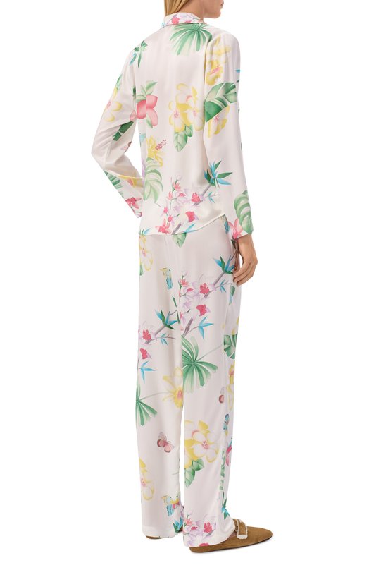 Шелковая пижама Eva B.Bitzer 16312471 Кремовый  16312471 Фото 3