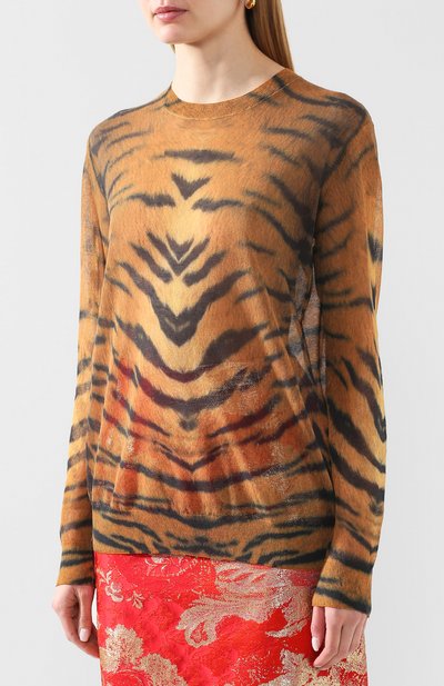 Хлопковый пуловер DRIES VAN NOTEN, арт. 201-31202-9710, фото 3