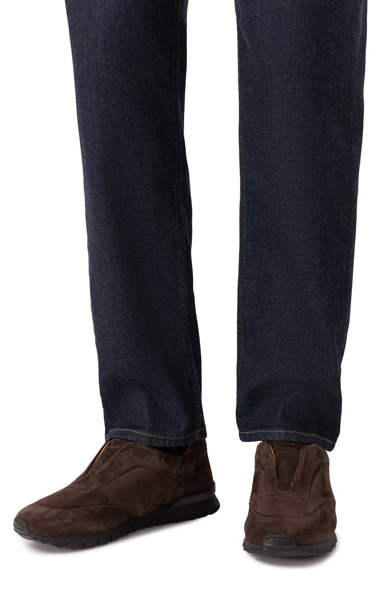 Замшевые кроссовки KITON, арт. USSA107N0010804, фото 1