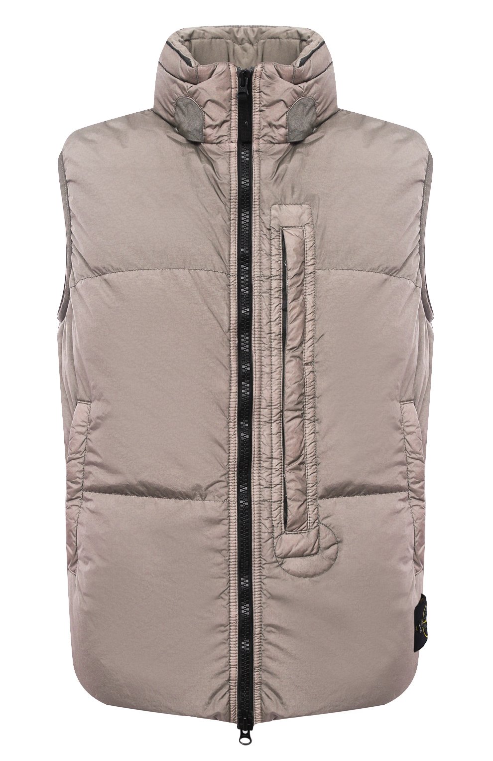 Пуховый жилет STONE ISLAND серого цвета по цене 76650 руб., арт. 7315G0123, фото 1 Пуховый жилет STONE ISLAND, арт. 7315G0123, фото 1