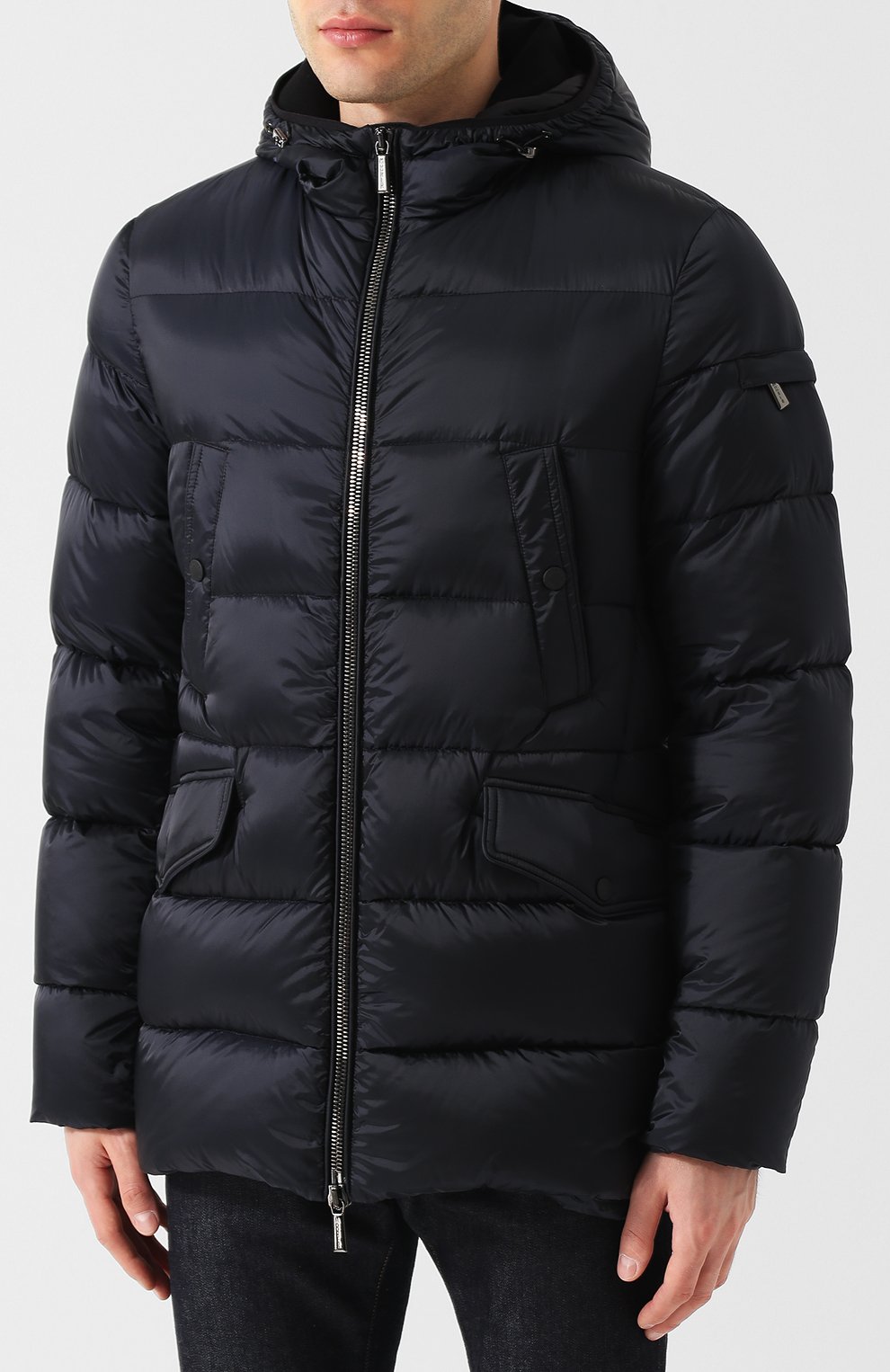 Пуховик MOORER синего цвета по цене 159500 руб., арт. GERACI-SH, фото 3 Пуховик MOORER, арт. GERACI-SH, фото 3