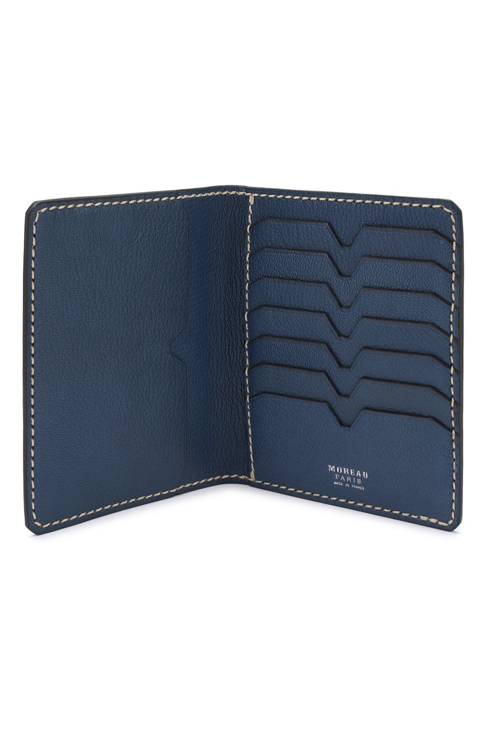 Кожаная обложка для паспорта MOREAU, арт. PW7C07I0V0STSTB, фото 3