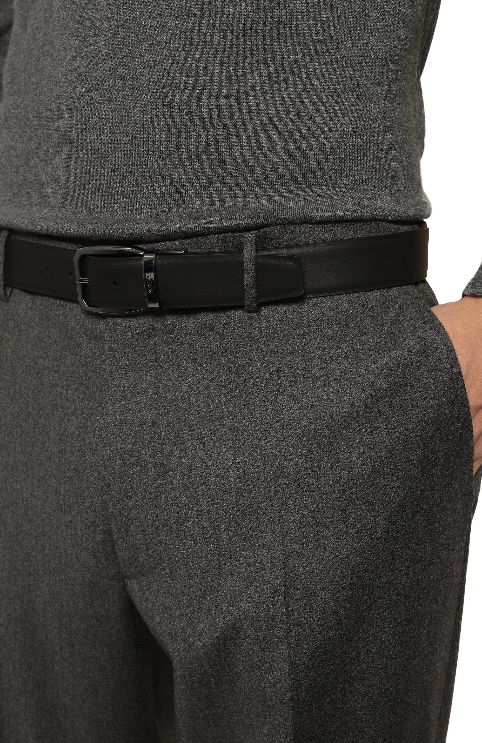 Двусторонний ремень ZEGNA, арт. B007BZ/LHAVA, фото 3