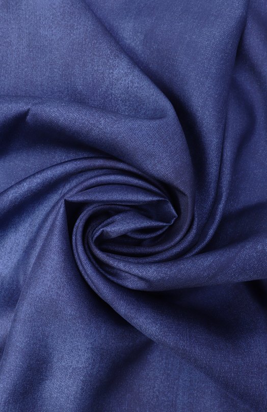 Шелковый платок Kiton D53754K0953H16 Синий  D53754K0953H16 Фото 3