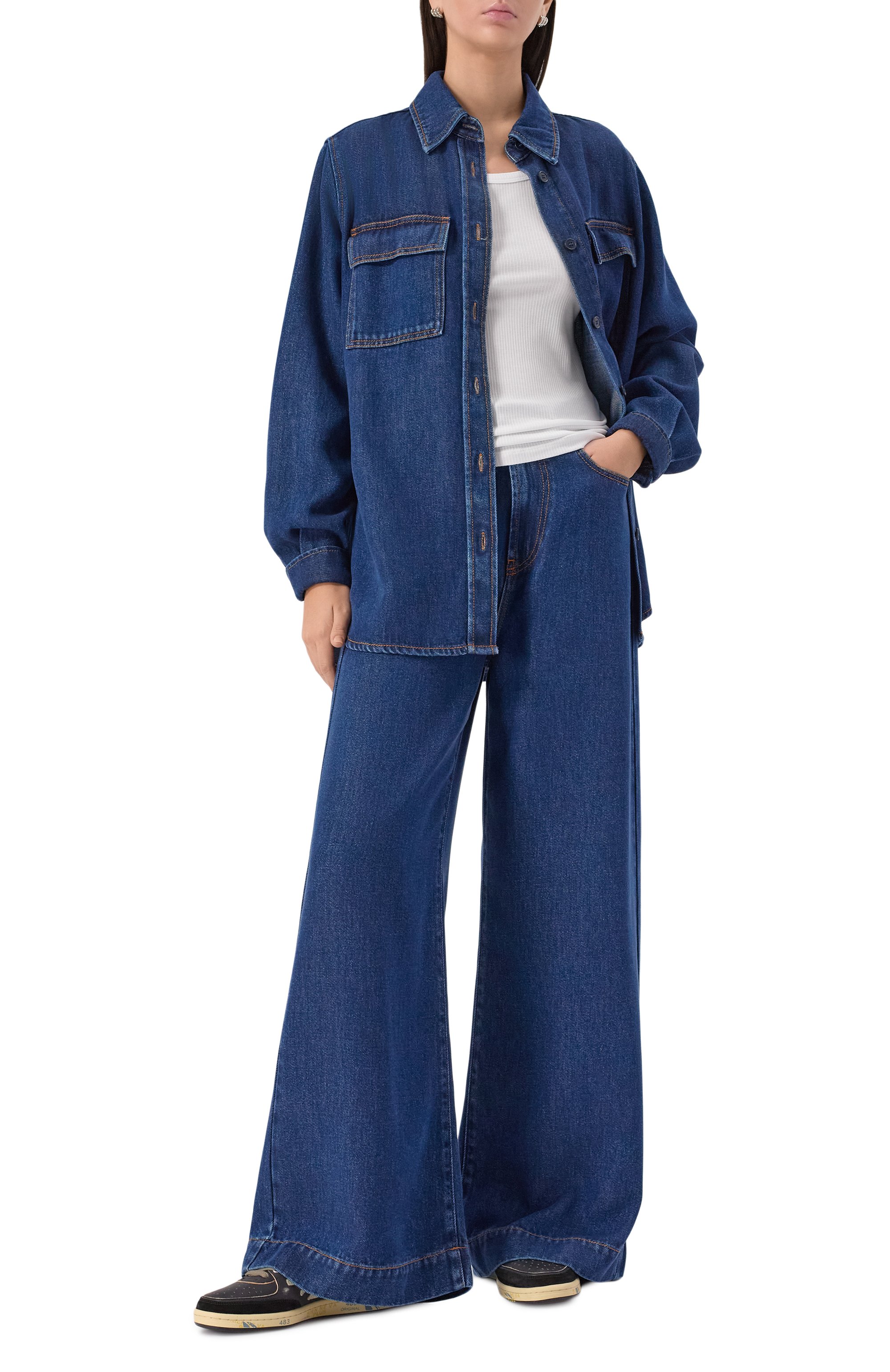 Хлопковая майка JAMES PERSE, арт. WNL3031, фото 2