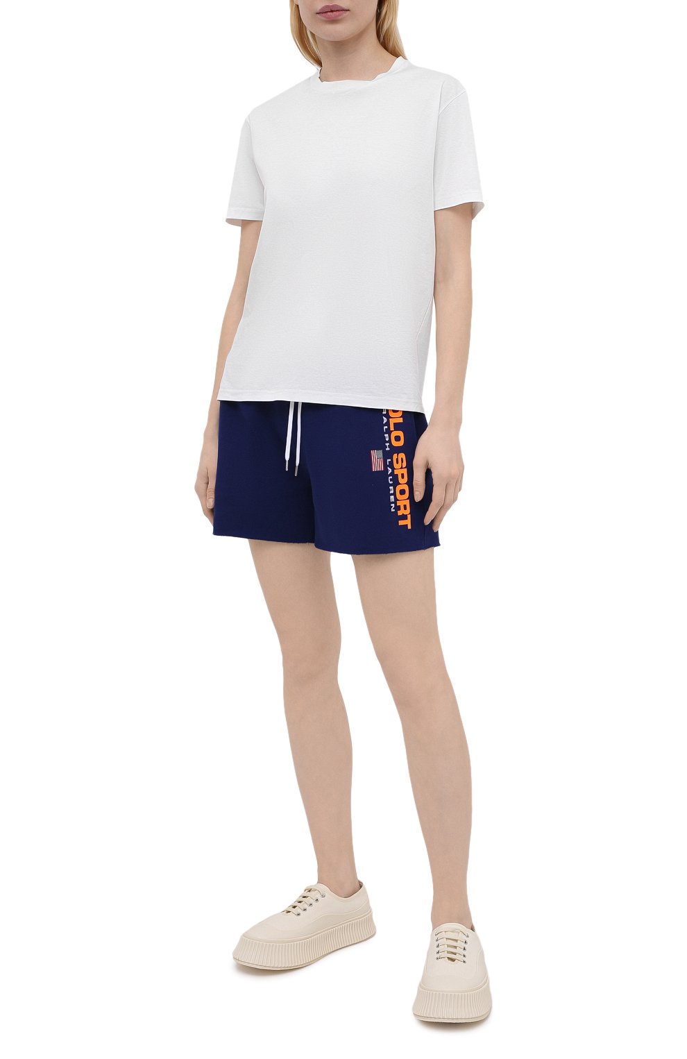 Хлопковые шорты POLO RALPH LAUREN темно-синего цвета по цене 6995 руб., арт. 211838094, фото 2 Хлопковые шорты POLO RALPH LAUREN, арт. 211838094, фото 2