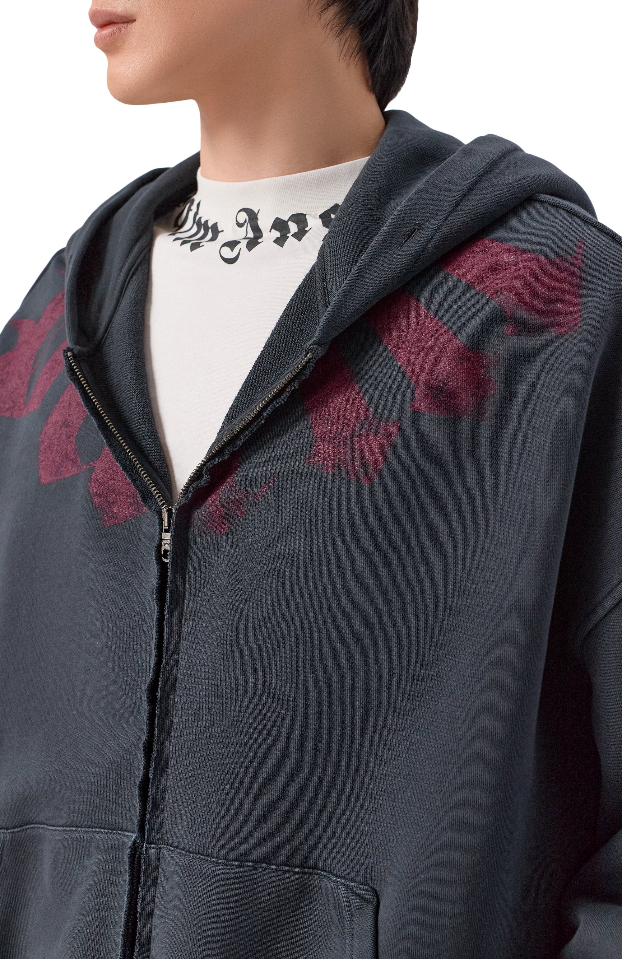 Хлопковая толстовка PALM ANGELS, арт. PMBE02FS26FLE001, фото 5