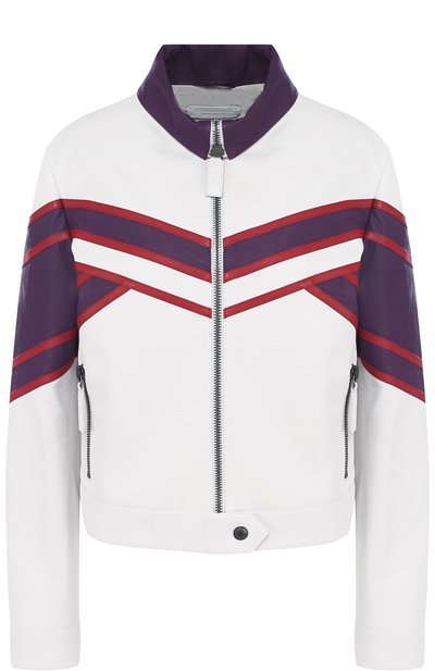 Кожаная куртка с контрастной отделкой и воротником-стойкой BOTTEGA VENETA, арт. 513821/VELY0, фото 1