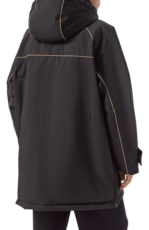 Утепленная парка MSGM 3942MDH01/257813 Чёрный  3942MDH01/257813 Фото 4