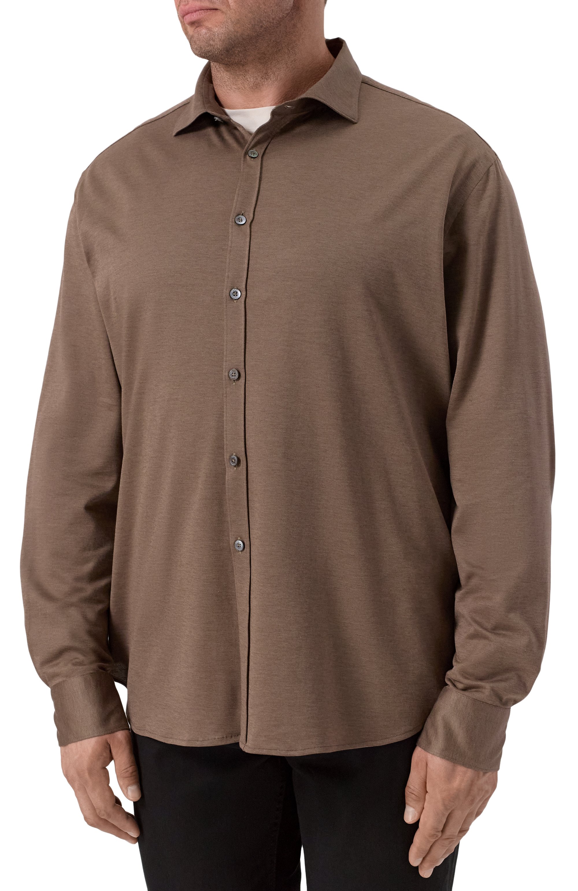 Рубашка из хлопка и лиоцел�ла CANALI, арт. CSL70B1B/GN03485, фото 3