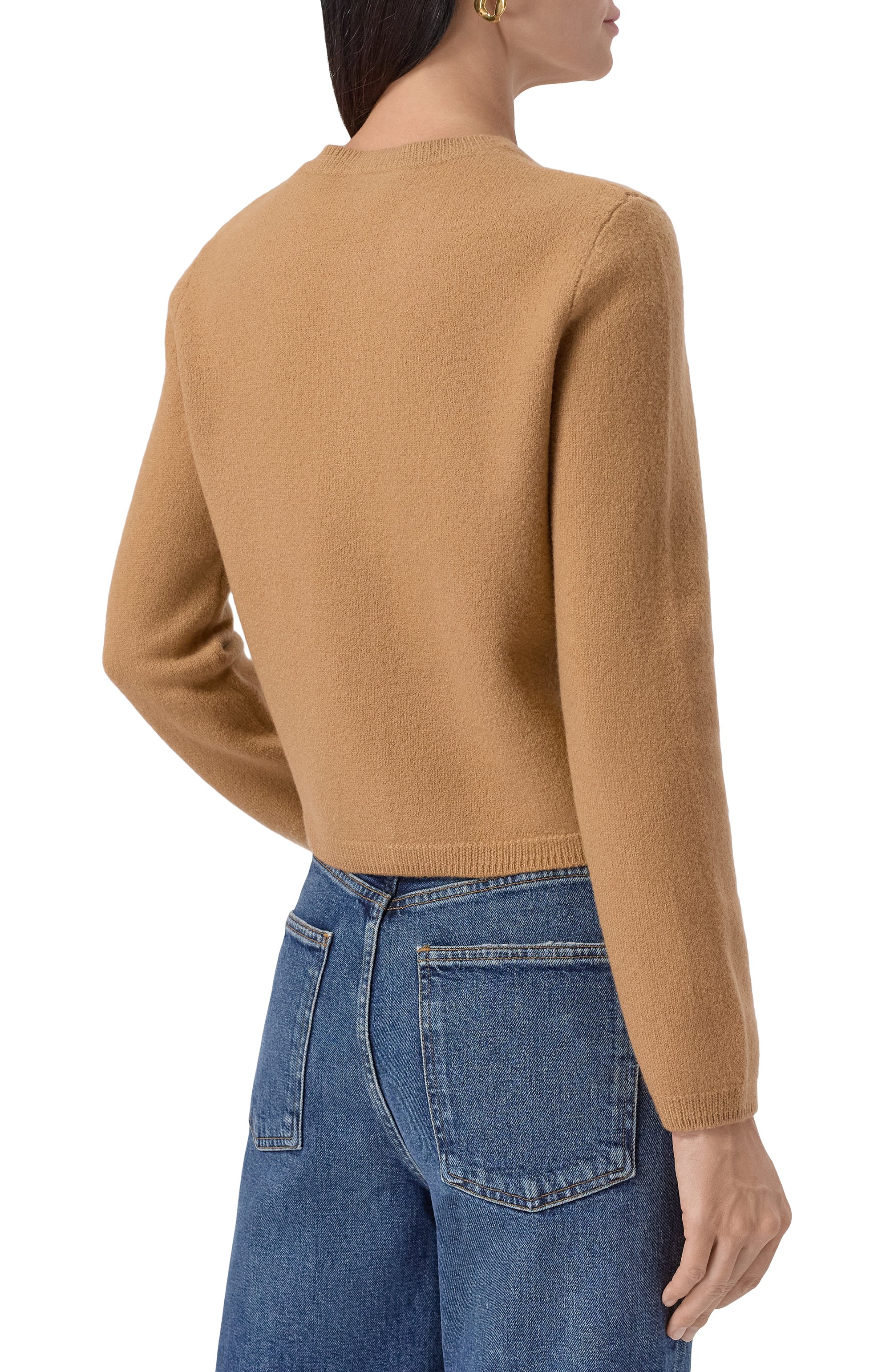 Шерстяной кардиган A.P.C. бежевого цвета по цене 41450 руб., арт. F22301/WVBDK, фото 4 Шерстяной кардиган A.P.C., арт. F22301/WVBDK, фото 4