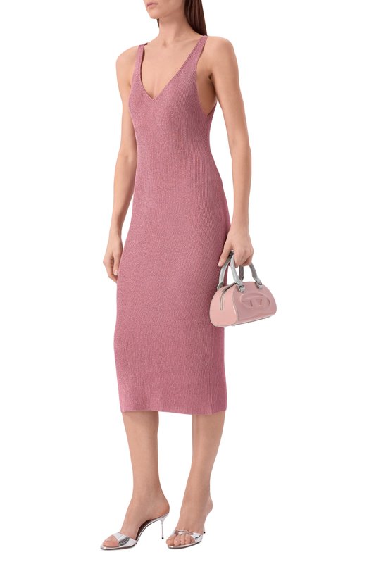 Платье из вискозы Diesel A21908/0ALBL Розовый  A21908/0ALBL Фото 2