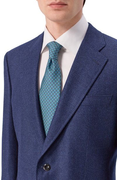 Мужской шелковый комплект из галстука и платка BRIONI, арт. 08A900/PD450