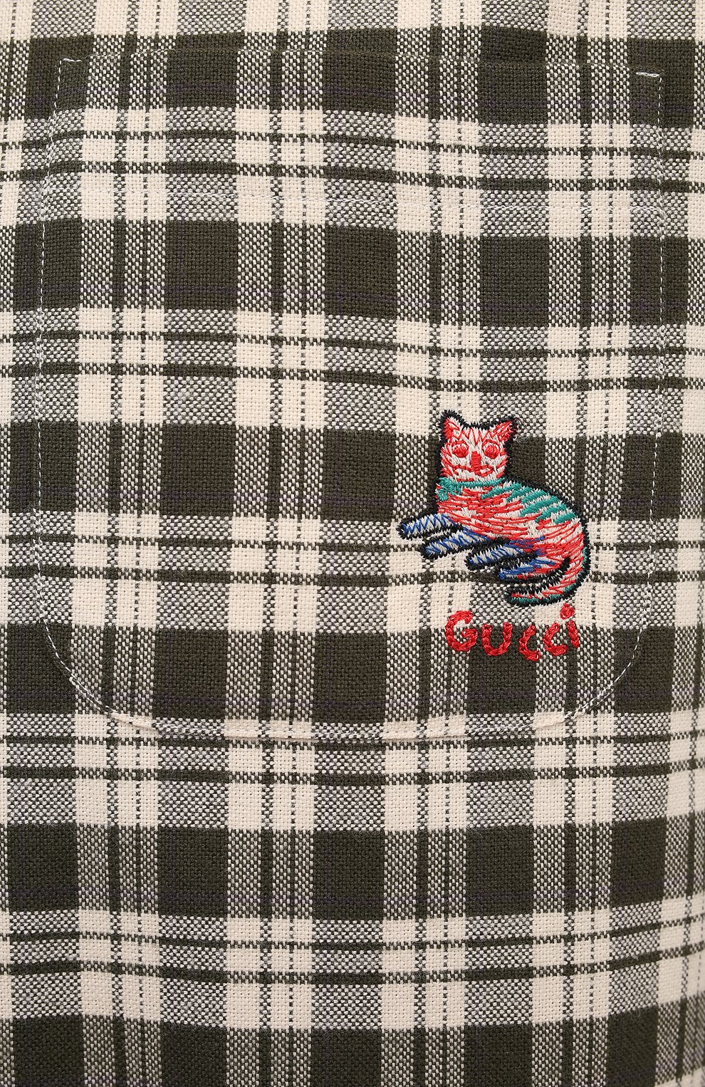 Хлопковая рубашка GUCCI, арт. 633460/ZAFD3, фото 5