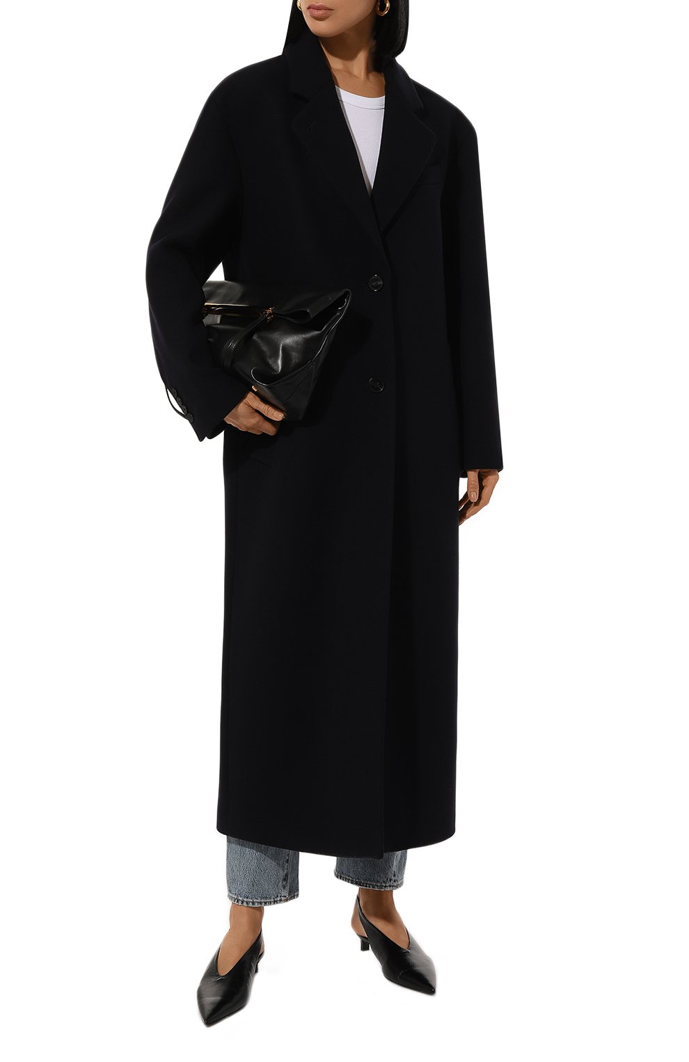 Кашемировое пальто SASHAVERSE темно-синего цвета по цене 221400 руб., арт. CT003/CM/1409.409/W25, фото 2 Кашемировое пальто SASHAVERSE, арт. CT003/CM/1409.409/W25, фото 2