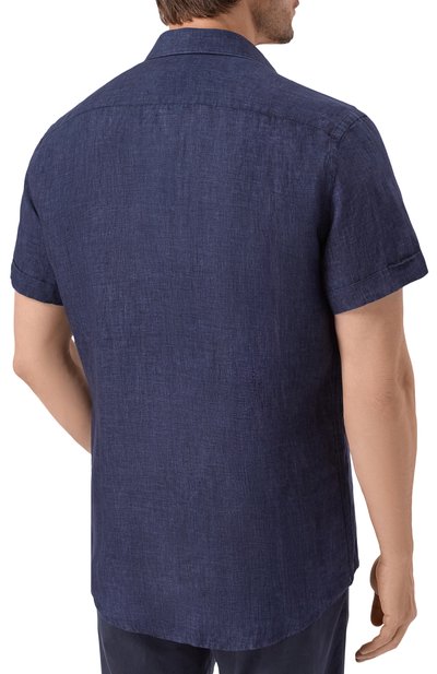 Льняная рубашка ZEGNA, арт. UDX38A7/SCF5, фото 4