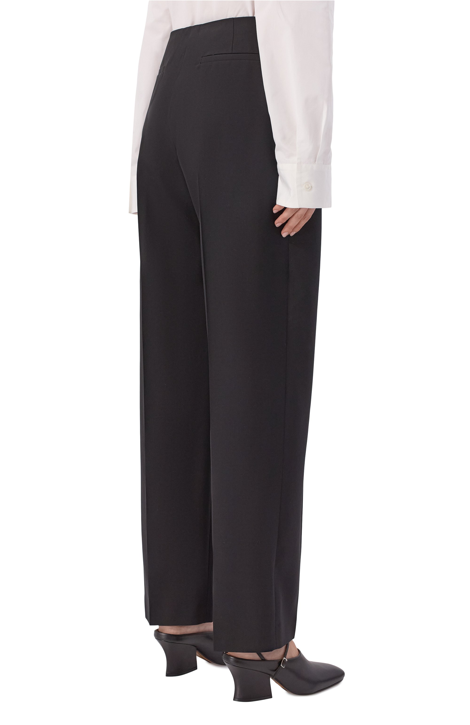 Шерстяные брюки JIL SANDER, арт. J02KA0407/J40249, фото 4