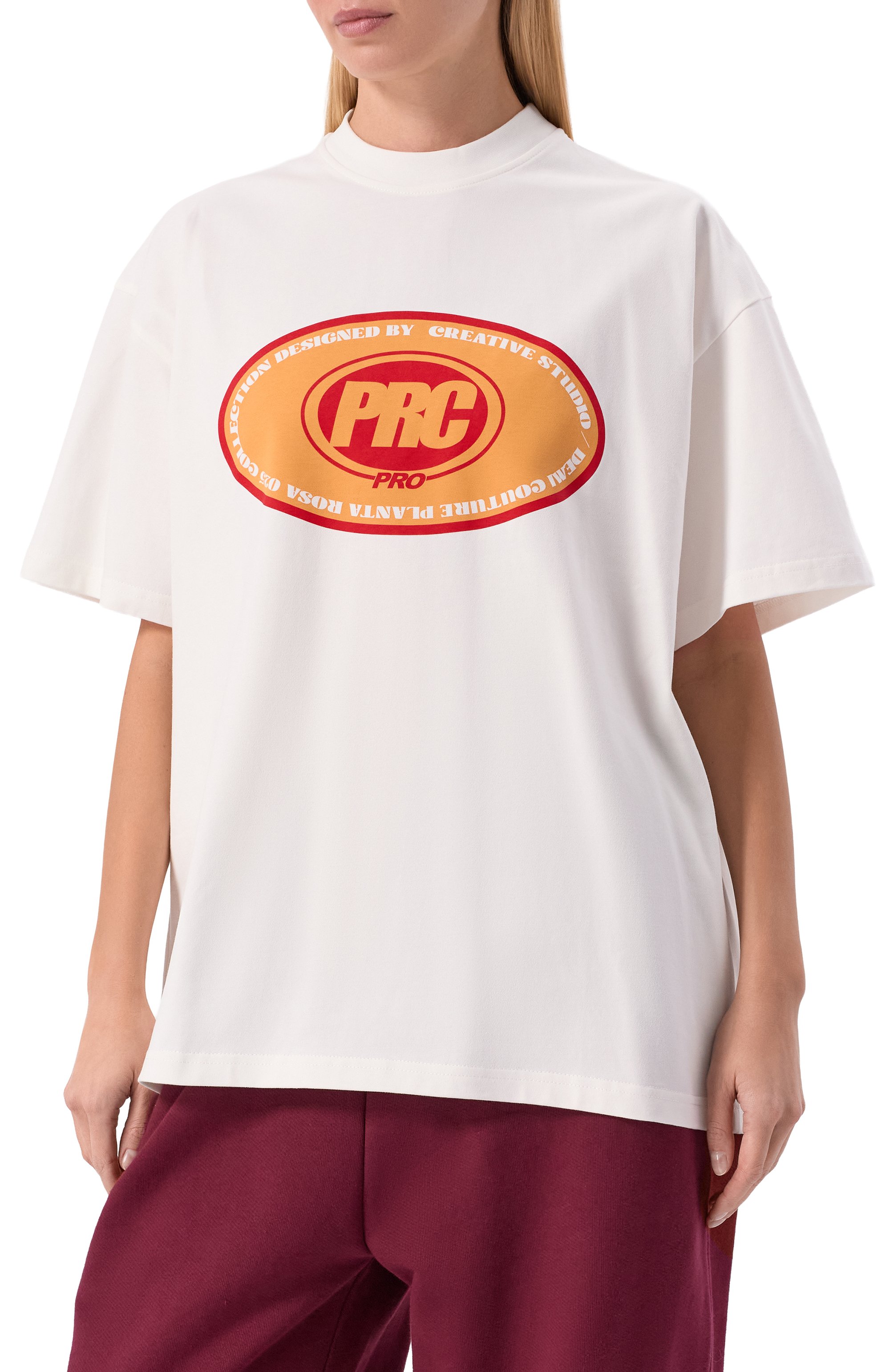 Хлопковая футболка PLANTA ROSA, арт. PR/T01/REDANDORANGE/250VELVET, фото 6