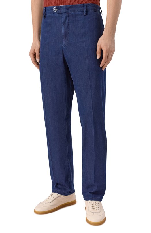 Хлопковые брюки Richard J. Brown T0RIN0/T84.T. Синий  T0RIN0/T84.T. Фото 3