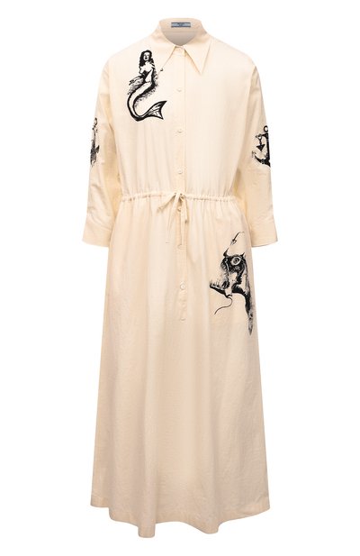 Женское хлопковое платье PRADA, арт. P3G73-10M6-F0304-221
